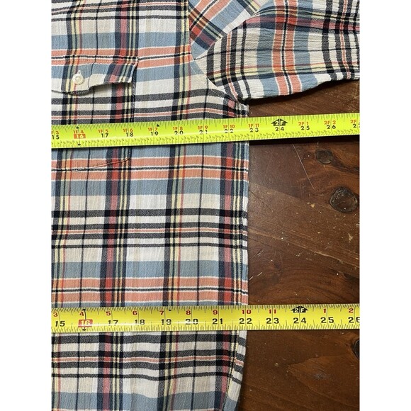 Patagonia Men’s Organic Cotton Plaid Button Front Shirt Med Long Sleeve Grunge - Picture 7 of 12